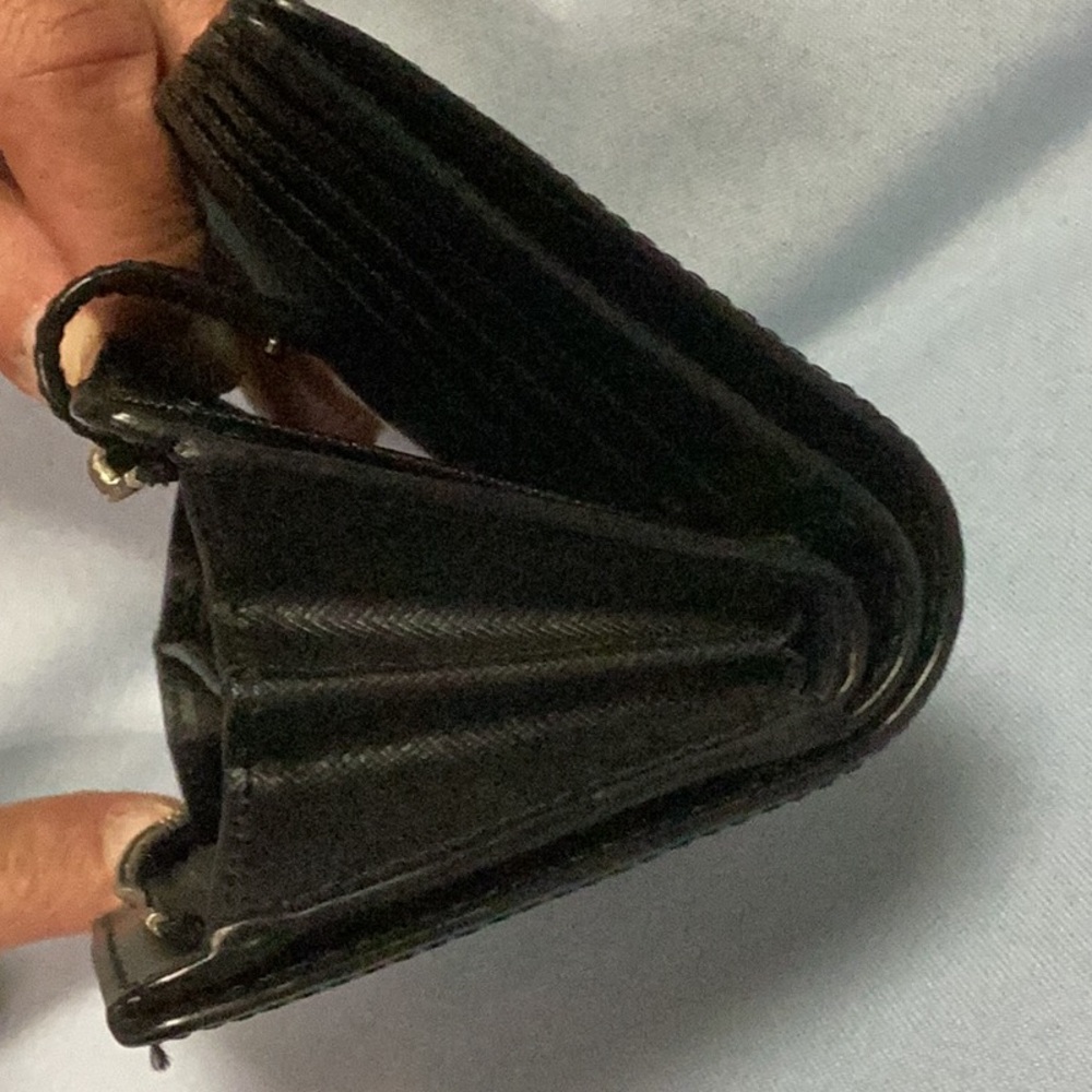Coach Midnight Black Leather Wallet - Picture 11 of 13